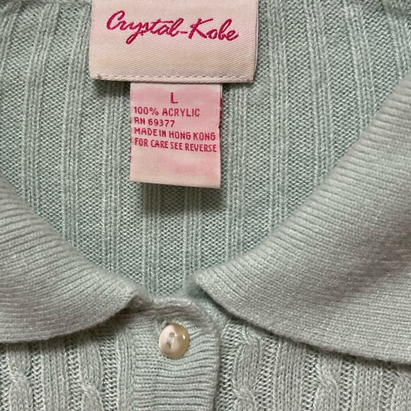 Sage Green Cable Knit - Picture 4 of 5